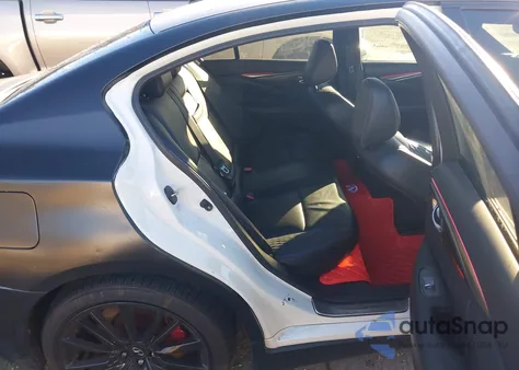 2018 Infiniti Q50 3.0T Red Sport 400 z USA, uszkodzony, nr VIN JN1FV7AR5JM700157